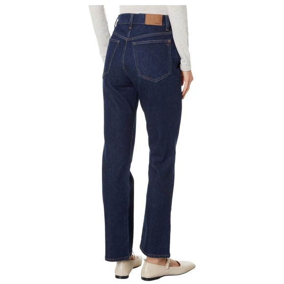 Madewell '90s STRAIGHT Dark Blue Straight Leg Jeans size 27 - Picture 3 of 12